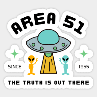 area 51 the truth is out there Sticker